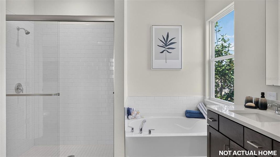 Furnished interior view inside a new home in Sawmill Branch, Palm Coast (Image 25).