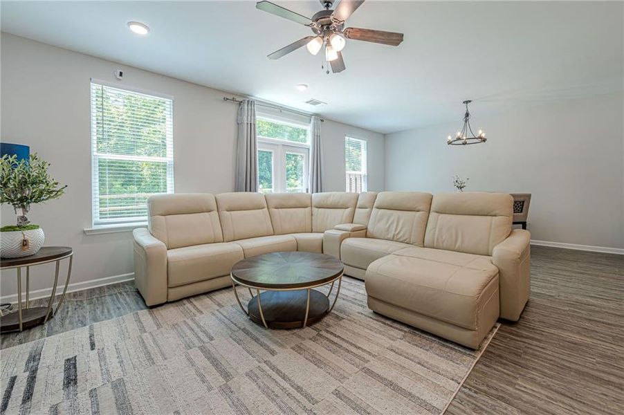 Furnished interior view inside a new home in , Atlanta (Image 14).