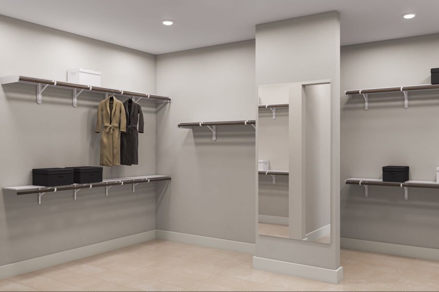 Representative furnished interior of a home built from the Camden by Tri Pointe Homes in The Estates at James Lane, Fulshear (Image 34).