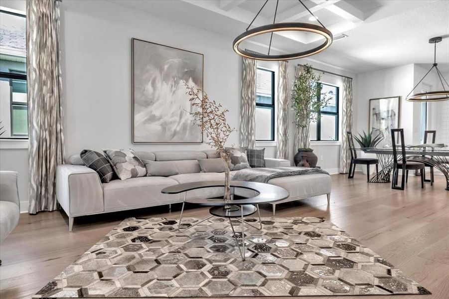 Furnished interior view inside a new home in , Venice (Image 18).