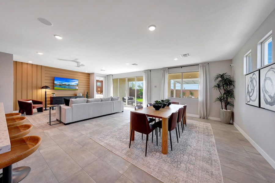 Representative furnished interior of a home built from the Slate by Mattamy Homes in Miravida, Surprise (Image 21).
