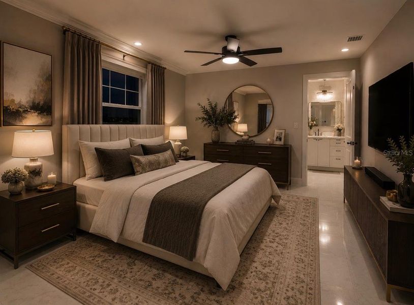 Furnished interior view inside a new home in , Avon Park (Image 17).