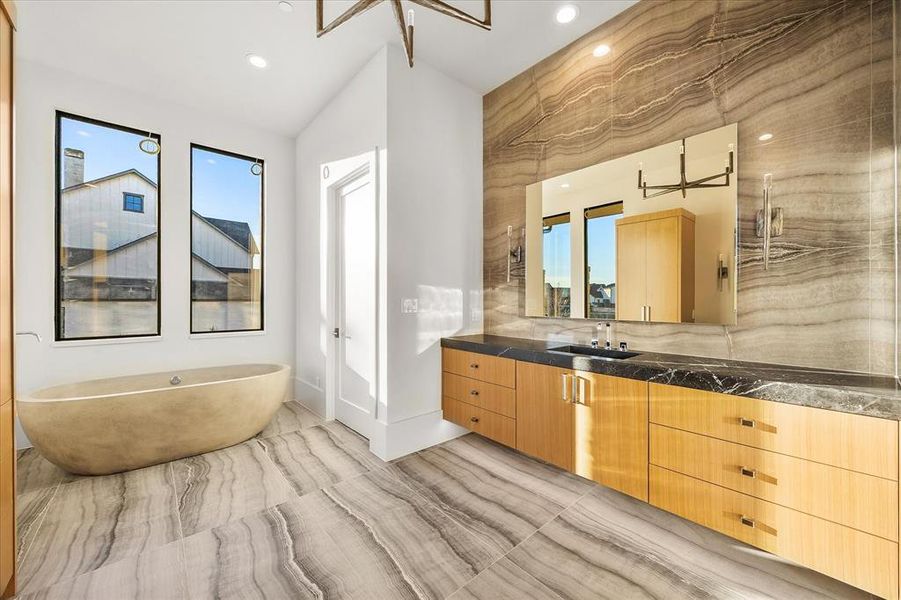 Furnished interior view inside a new home in , Heath (Image 13).