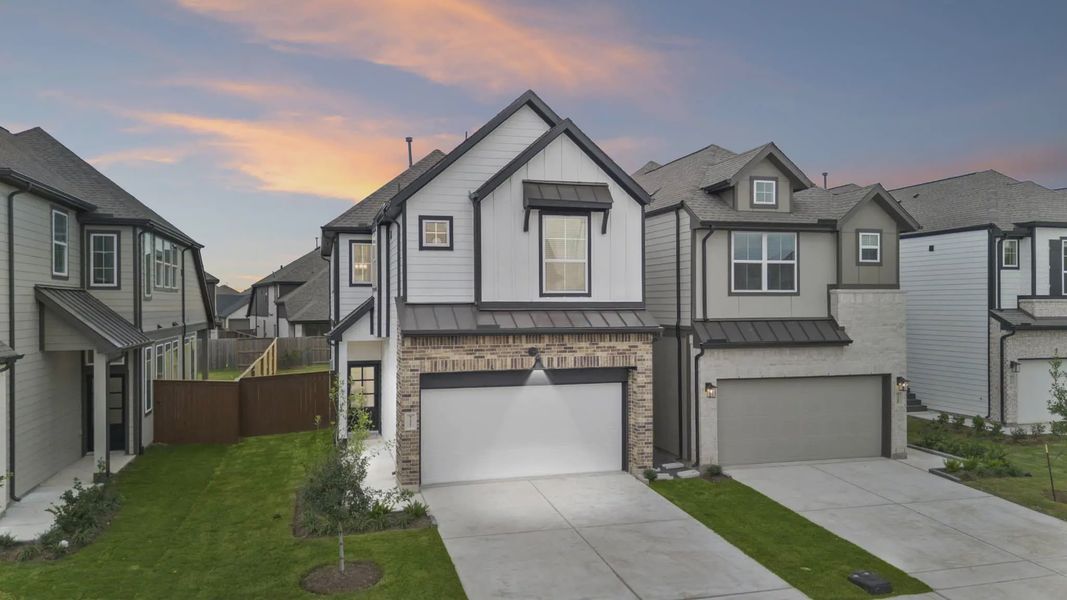Image 19 representing the Chantilly 2 by Chesmar Homes in Meridiana Chateau, Manvel, TX.