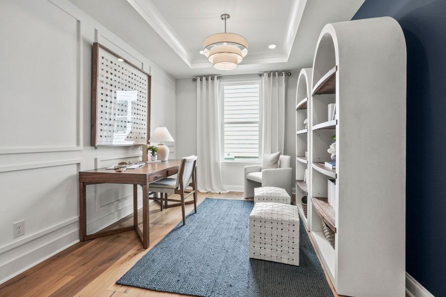 Representative furnished interior of a home built from the Mystique by Del Webb in Del Webb Carolina Ridge, Midland (Image 10).