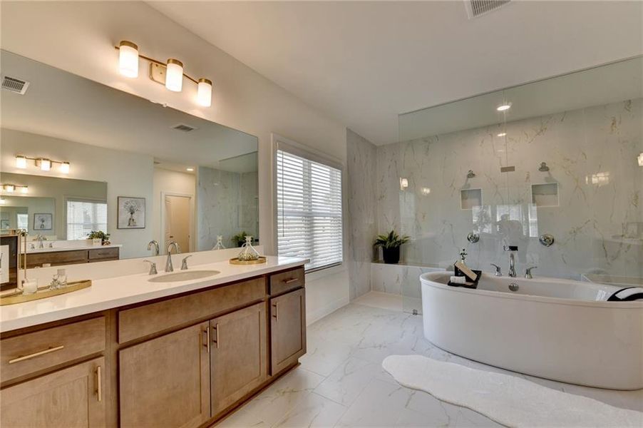 Furnished interior view inside a new home in , Cumming (Image 10).