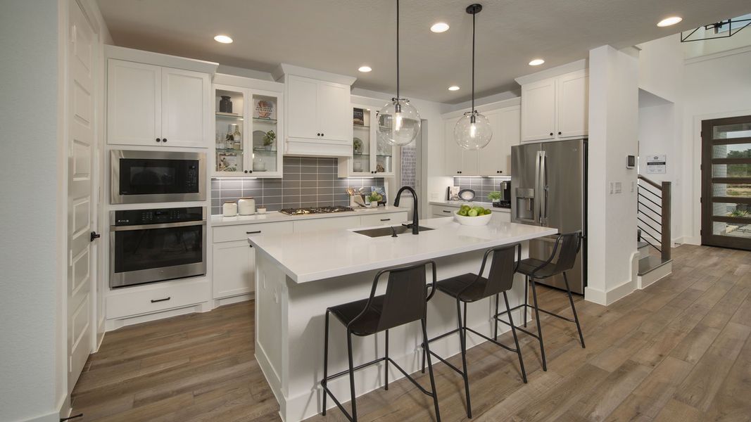 Furnished interior view inside a new home in Santa Rita Ranch Tierra Rosa, Liberty Hill (Image 13).