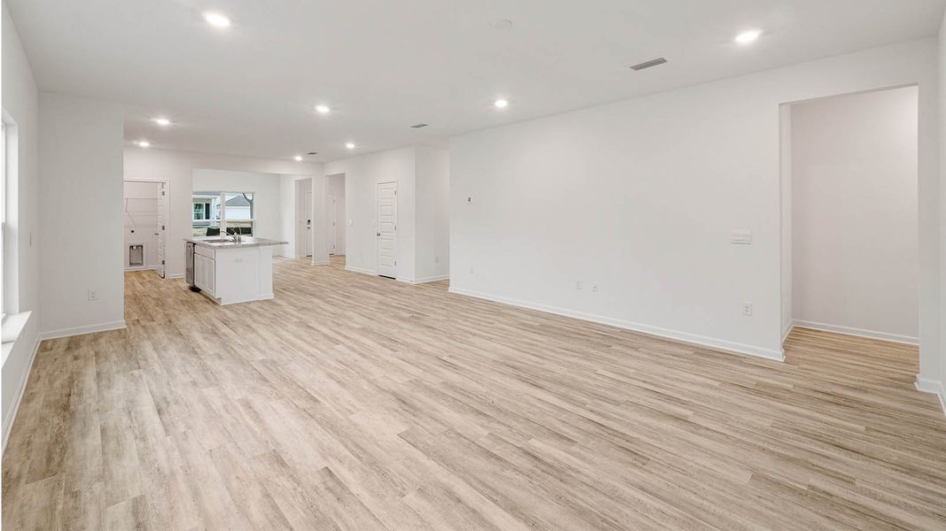 Representative unfurnished interior of a home built from the Mason by D.R. Horton in Owl's Head East, Freeport (Image 19). Representative unfurnished interior of a home built from the Mason by D.R. Horton in Owl's Head East, Freeport (Image 19).