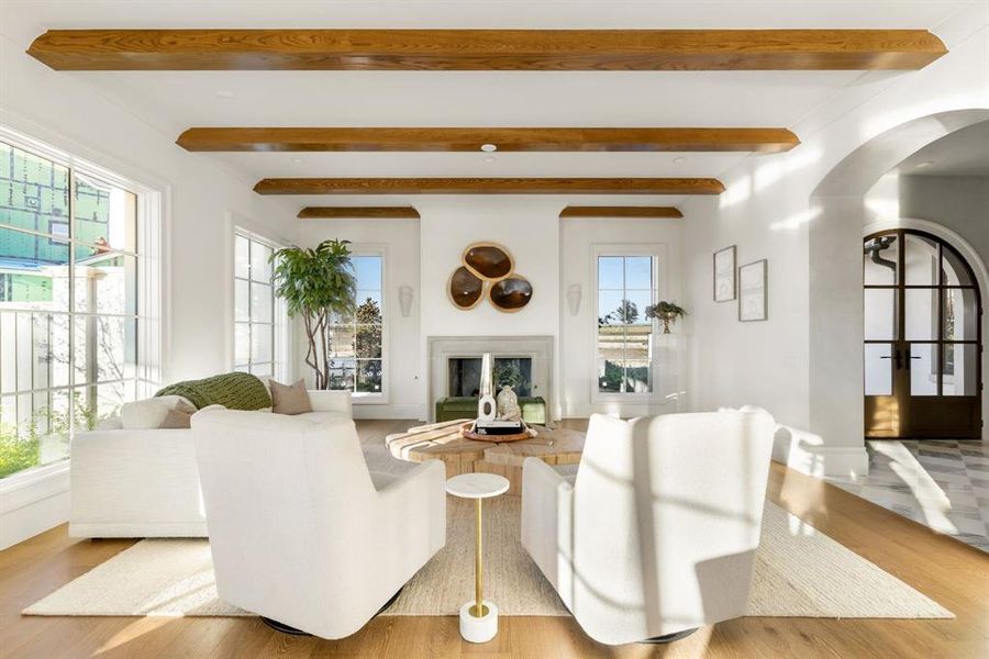 Furnished interior view inside a new home in , Frisco (Image 7).