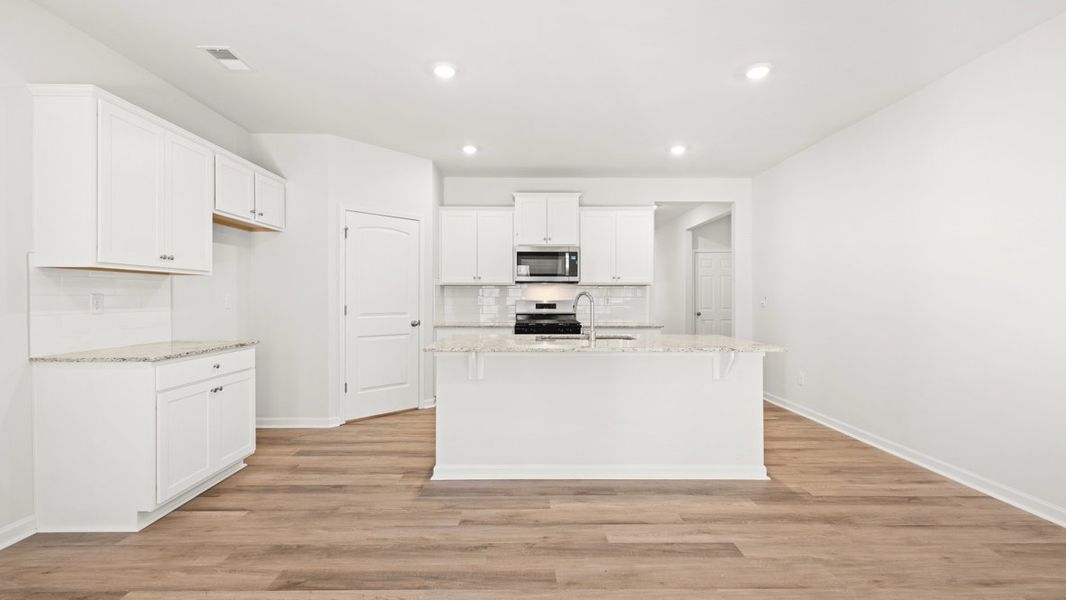 Furnished interior view inside a new home in South Wind, Union City (Image 7).