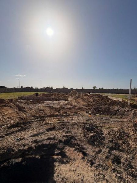 Site preparation for new homesites in Legacy, League City (Image 4).