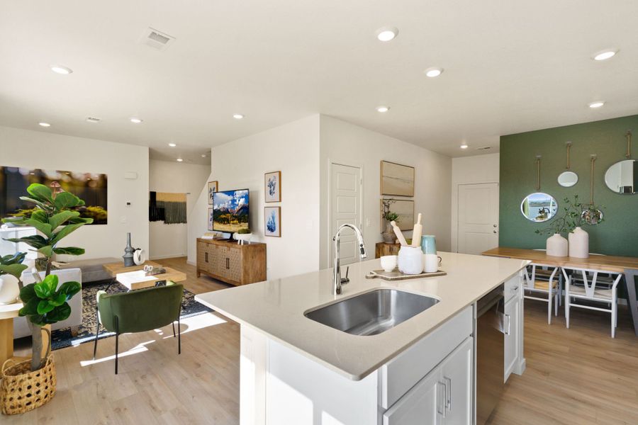 Representative furnished interior of a home built from the Lindon by Baessler Homes in Union Colony West, Evans (Image 16).