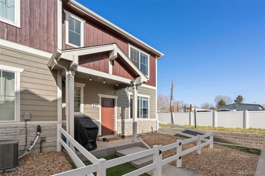 Exterior details and patio area of a home in , Johnstown (Image 2).
