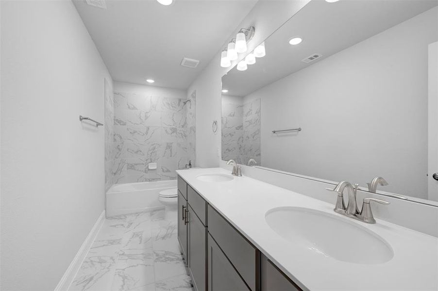 Furnished interior view inside a new home in Aster Park, McKinney (Image 8).