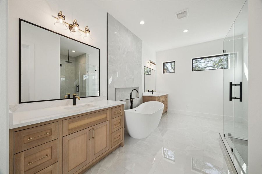 Furnished interior view inside a new home in , Jersey Village (Image 14).