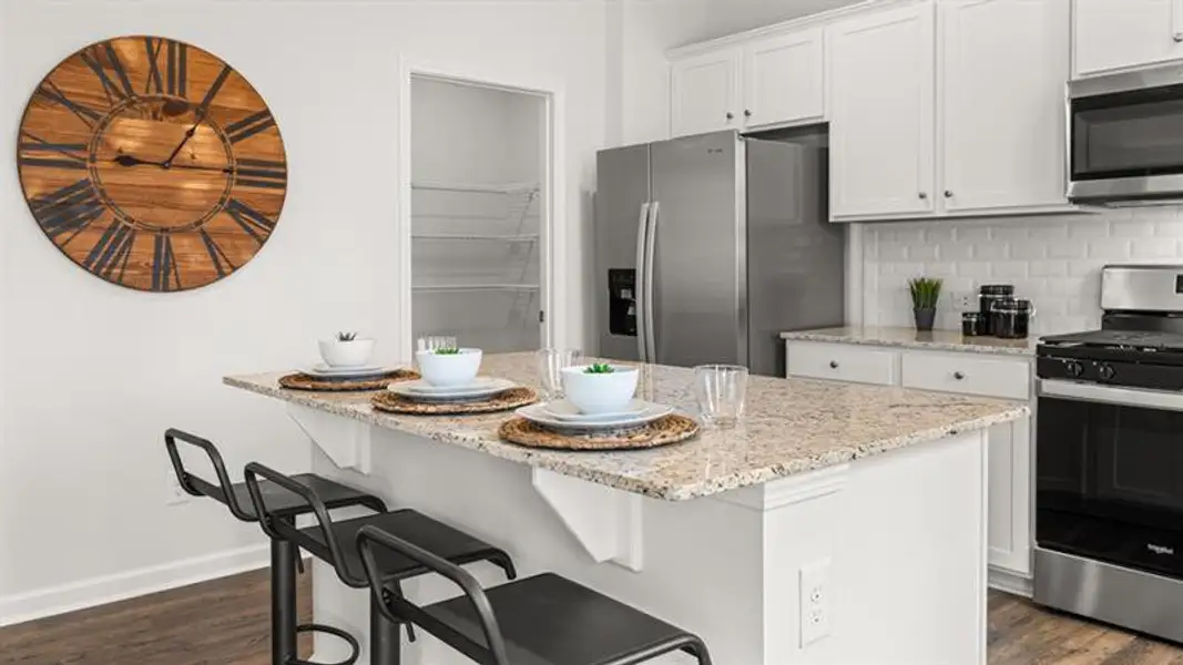 Furnished interior view inside a new home in Lost Creek, Dallas (Image 6).