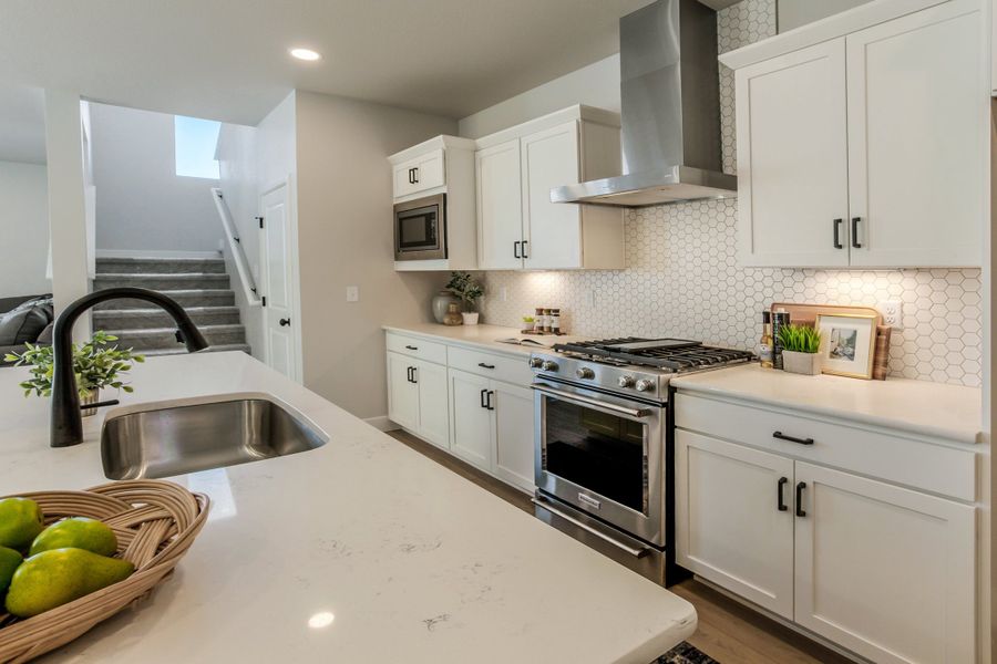 Representative furnished interior of a home built from the Tesla by Hartford Homes in Trailside, Timnath (Image 10).
