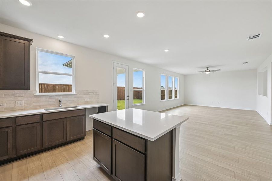 Furnished interior view inside a new home in Cottonwood Creek, Seagoville (Image 6).