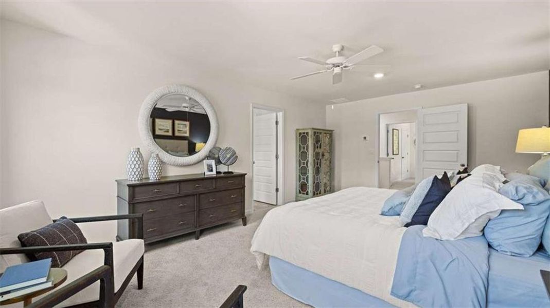 Furnished interior view inside a new home in Jackson Landing, Jefferson (Image 30). Furnished interior view inside a new home in Jackson Landing, Jefferson (Image 30).