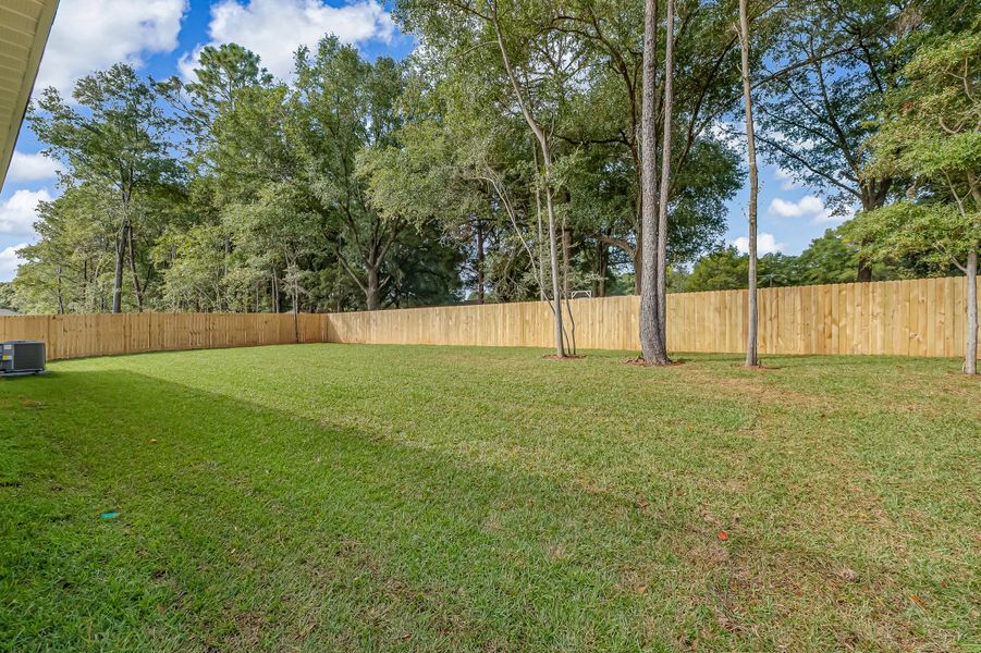 Exterior details and patio area of a home in Southern Day Chateau, Baker (Image 28).