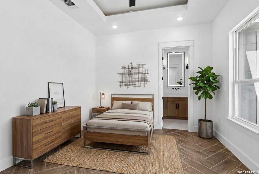 Furnished interior view inside a new home in , La Vernia (Image 35).