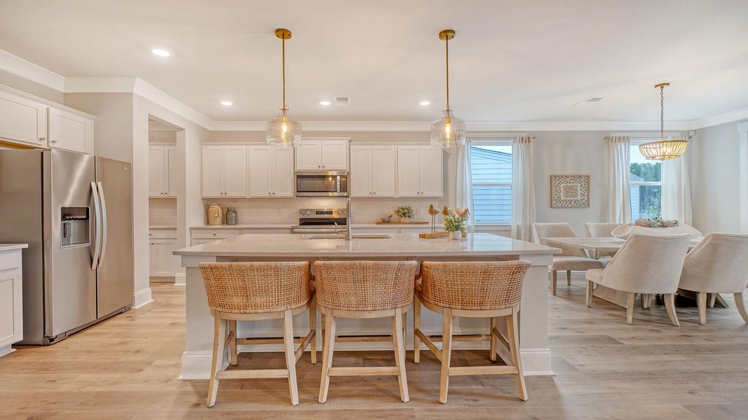Furnished interior view inside a new home in Sheep Island, Summerville (Image 16).