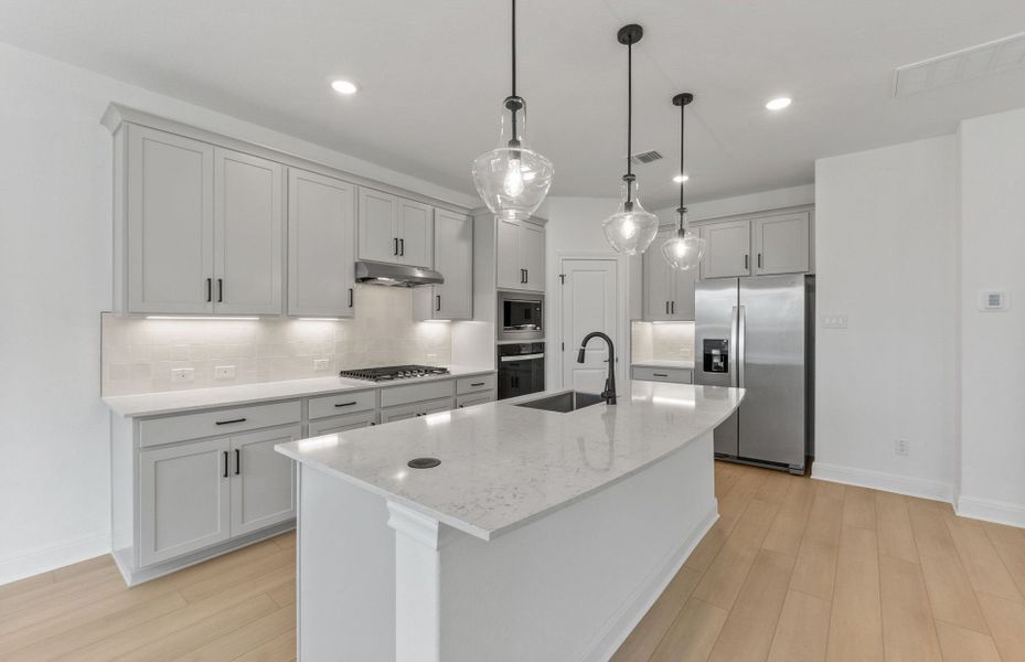 Furnished interior view inside a new home in Horizon Lake, Leander (Image 9).