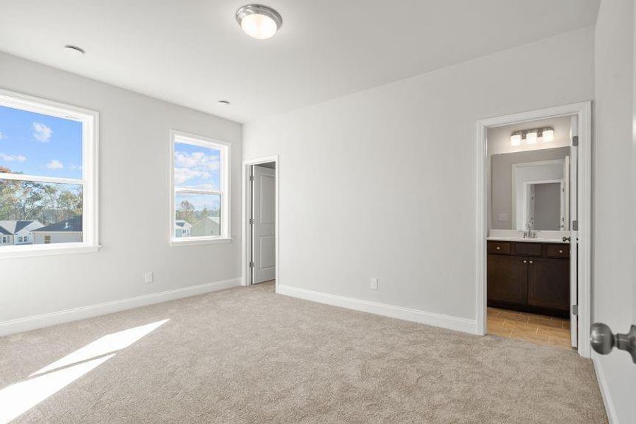 Spacious, unfurnished interior of a new home in Reserve at Hickory Walk, Kennesaw (Image 32). Spacious, unfurnished interior of a new home in Reserve at Hickory Walk, Kennesaw (Image 32).