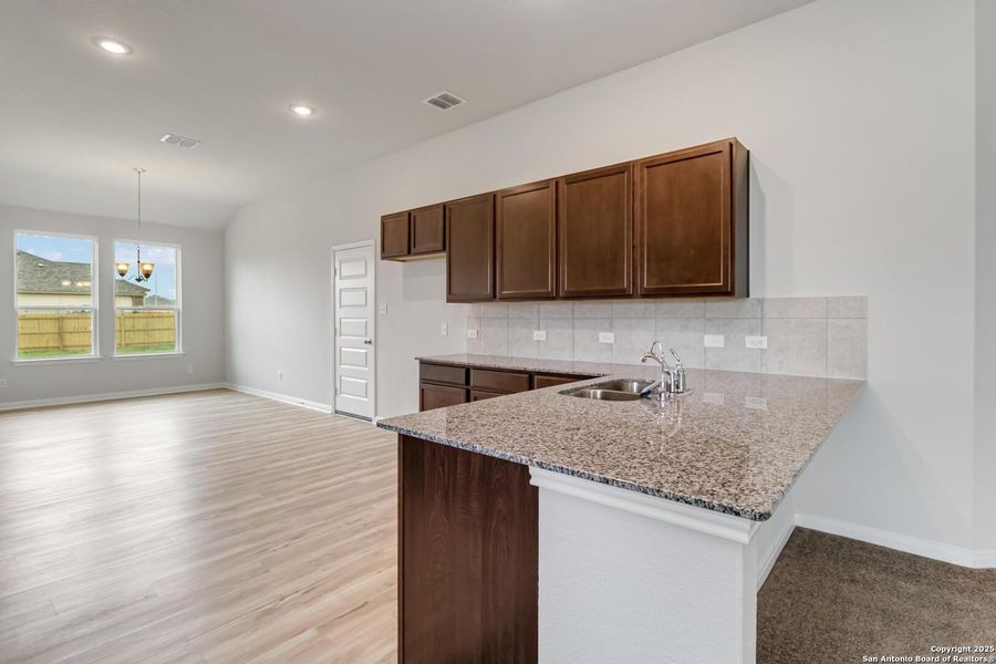 Furnished interior view inside a new home in Lonesome Dove, San Antonio (Image 9). Furnished interior view inside a new home in Lonesome Dove, San Antonio (Image 9).
