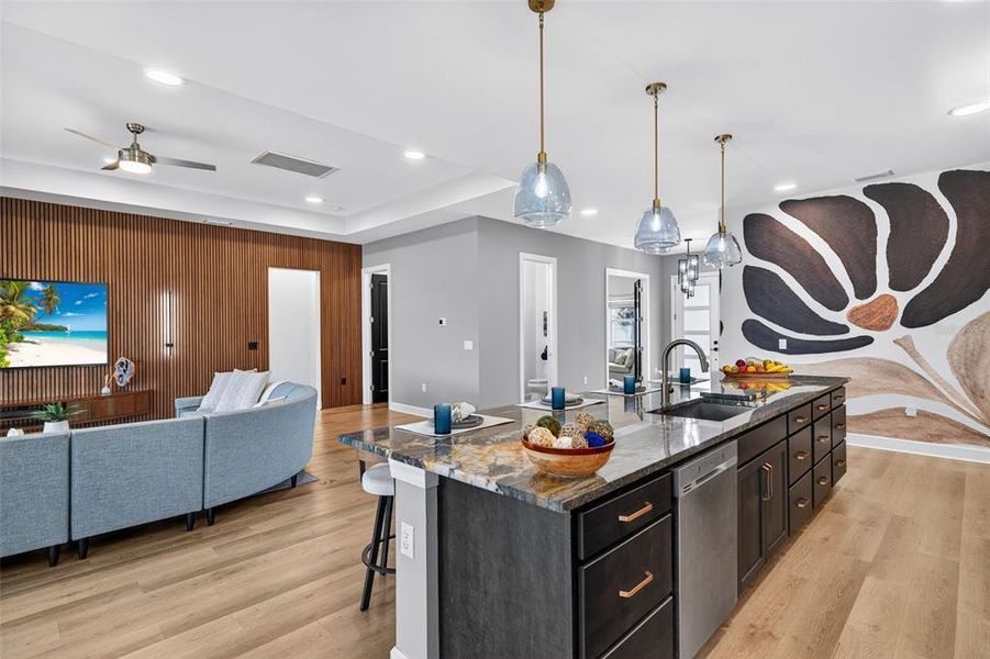 Furnished interior view inside a new home in , Cape Coral (Image 32).