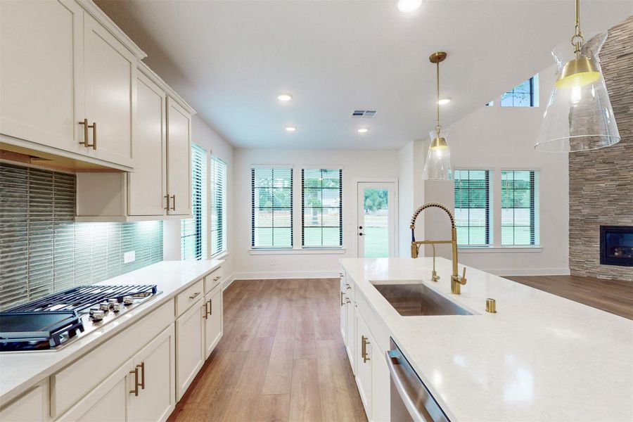 Furnished interior view inside a new home in Sorella, Tomball (Image 12).