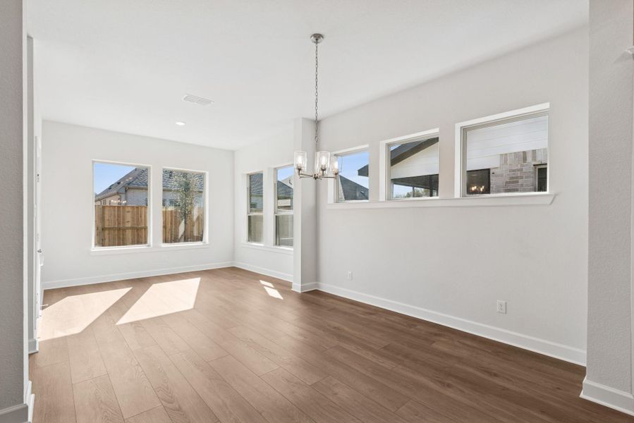 Spacious, unfurnished interior of a new home in Meridiana 55' Homesites, Manvel (Image 17).