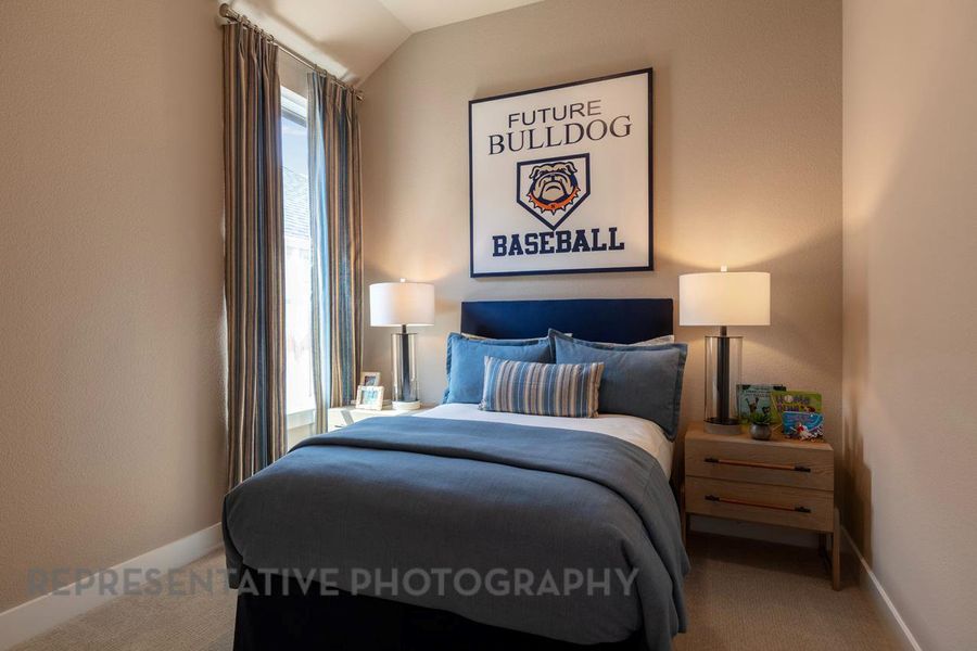 Furnished interior view inside a new home in Wolf Ranch, Georgetown (Image 15).