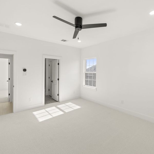 Spacious, unfurnished interior of a new home in Mosaic – 70′ Lots, Celina (Image 91).