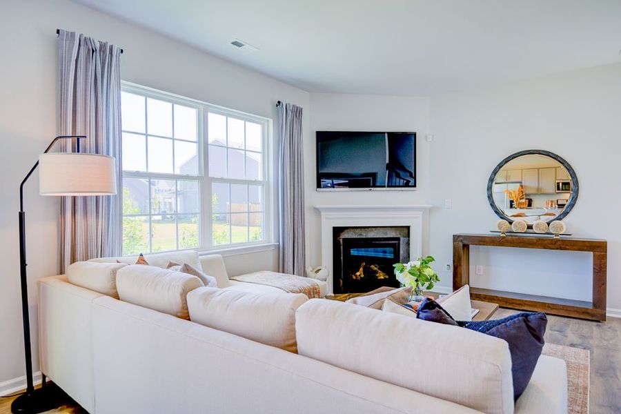 Representative furnished interior of a home built from the PENWELL by D.R. Horton in West New Bern, New Bern (Image 14).