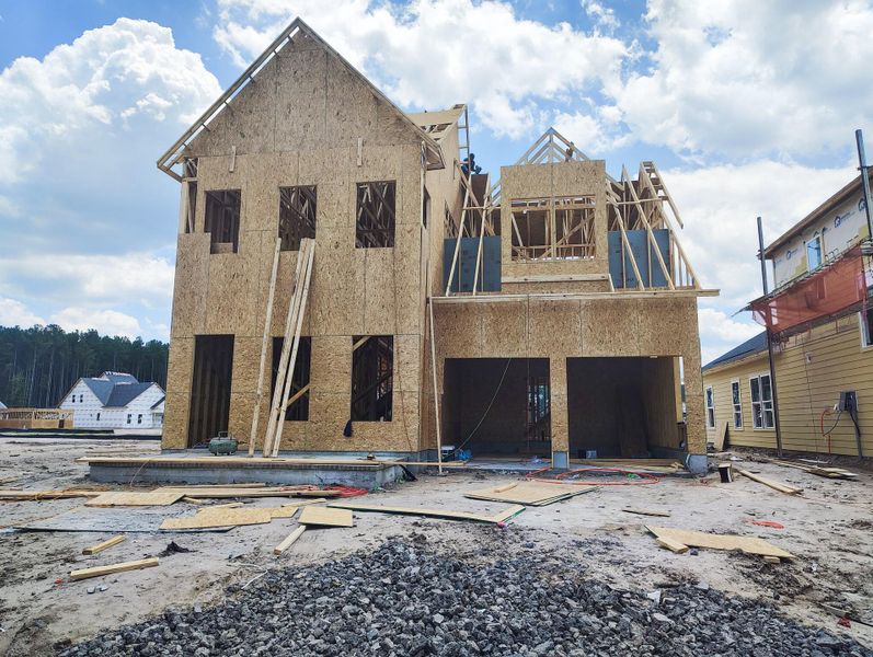 In-progress construction of a new home in Nexton, Summerville, SC (Image 33). In-progress construction of a new home in Nexton, Summerville, SC (Image 33).