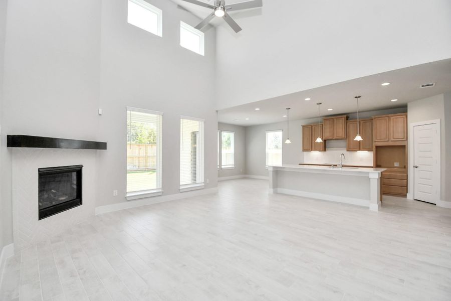 Sample photo of completed home with similar floor plan. Actual colors and selections may vary.