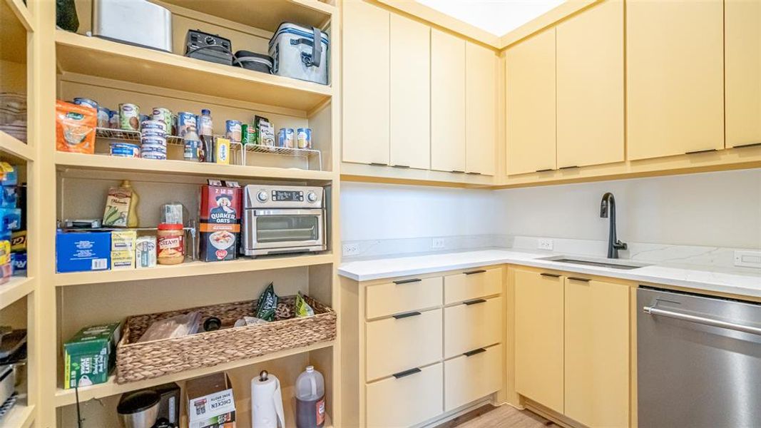 Pantry with sink