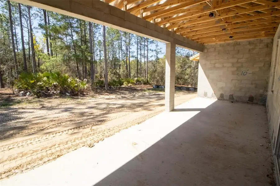 In-progress construction of a new home in Pine Ridge Estates, Beverly Hills, FL (Image 7).