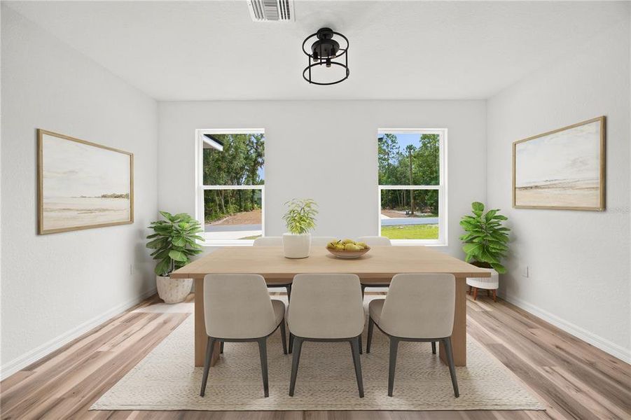 Furnished interior view inside a new home in , Ocala (Image 14).