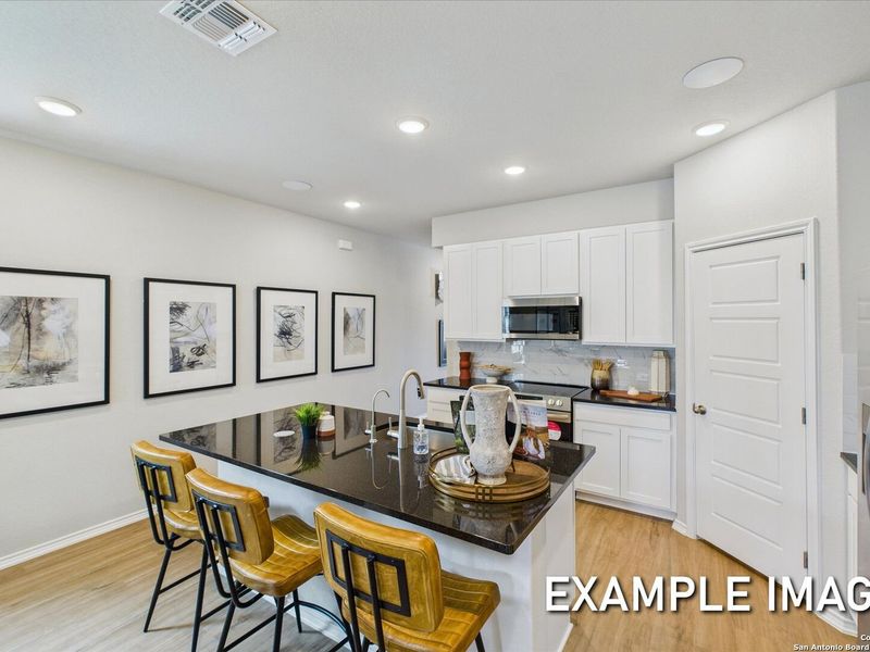Furnished interior view inside a new home in Agave, San Antonio (Image 8).