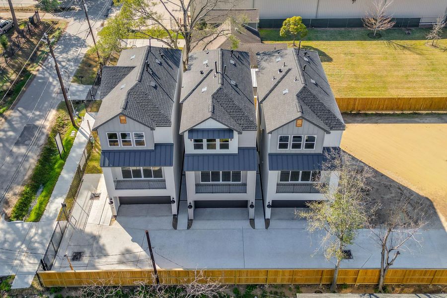 Front exterior of a new home in , Houston, TX, highlighting curb appeal (Image 25). Front exterior of a new home in , Houston, TX, highlighting curb appeal (Image 25).