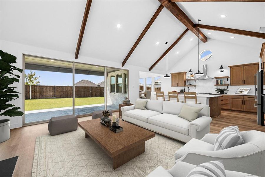 Furnished interior view inside a new home in Elevon, Lavon (Image 21). Furnished interior view inside a new home in Elevon, Lavon (Image 21).