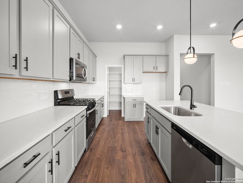 Furnished interior view inside a new home in Morgan Meadows, San Antonio (Image 5).