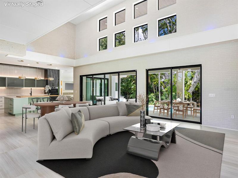 Furnished interior view inside a new home in , Sarasota (Image 34).