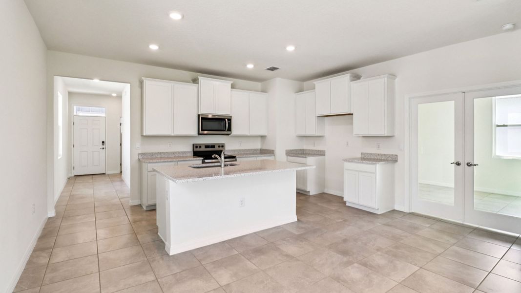 Representative furnished interior of a home built from the Jennings by D.R. Horton in Ocala Preserve, Ocala (Image 10).