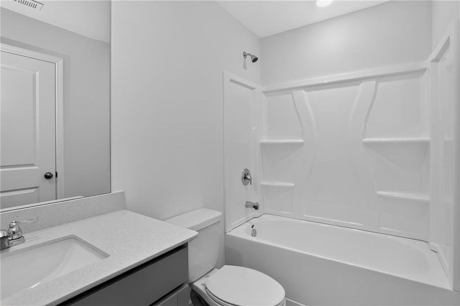 Furnished interior view inside a new home in Towns at Ivy Creek, Buford (Image 6).