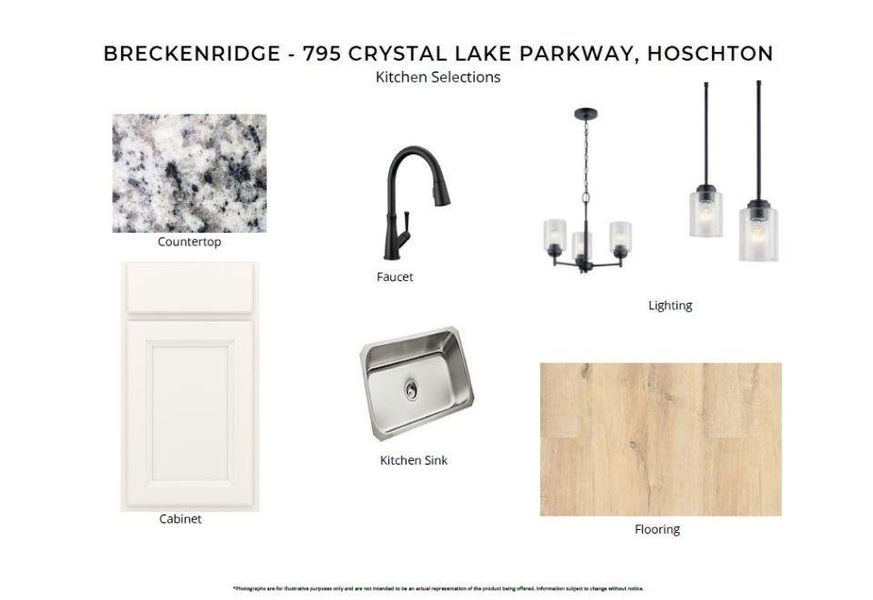 Sample of building materials used in homes in Twin Lakes, Hoschton (Image 2).