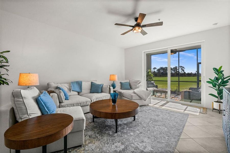 Furnished interior view inside a new home in , Punta Gorda (Image 28).
