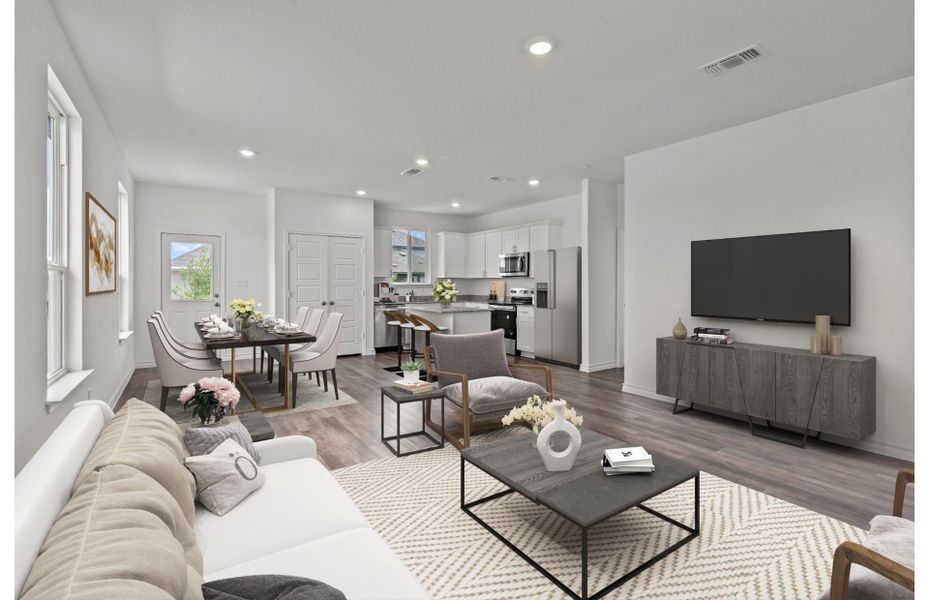 Representative furnished interior of a home built from the Enloe by Centex in Dove Song, Marion (Image 9).